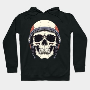 Skull with Helmet Hoodie